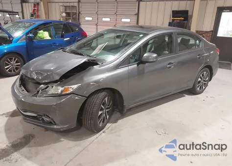 2013 Honda Civic Ex-L from USA, damaged, VIN 19XFB2F95DE011983